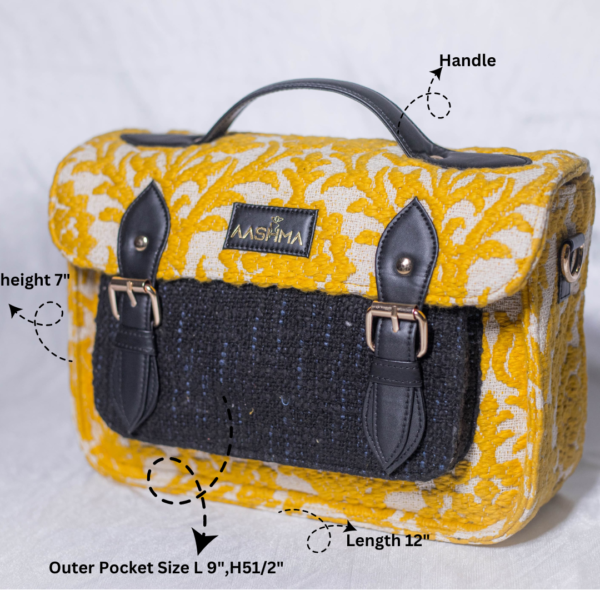 Yellow Brick Mini Satchel Bag - Image 4