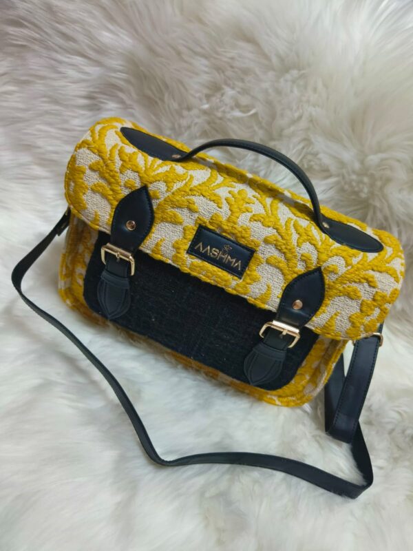 Yellow Brick Mini Satchel Bag - Image 3